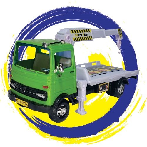 اسباب بازی خاور جرثقیلی پلاستیکی رنگ سبز کد 1387